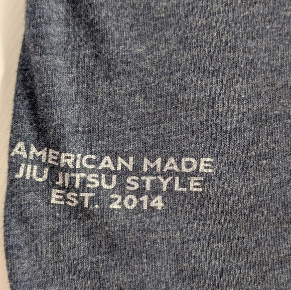 Choke Republic Guardeira Jiu-Jitsu Essential Charcoal Graphic Tee Size Medium - Picture 5 of 8